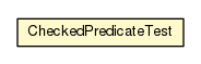 Package class diagram package CheckedPredicateTest