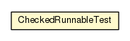 Package class diagram package CheckedRunnableTest